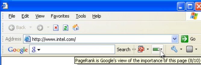 Google Toolbar ALgorithm Update December 11, 2000